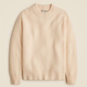 J. Crew Ribbed cashmere oversized sweater XL